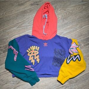 Adidas Women's Love Unites Crop Hoodie Size: Small